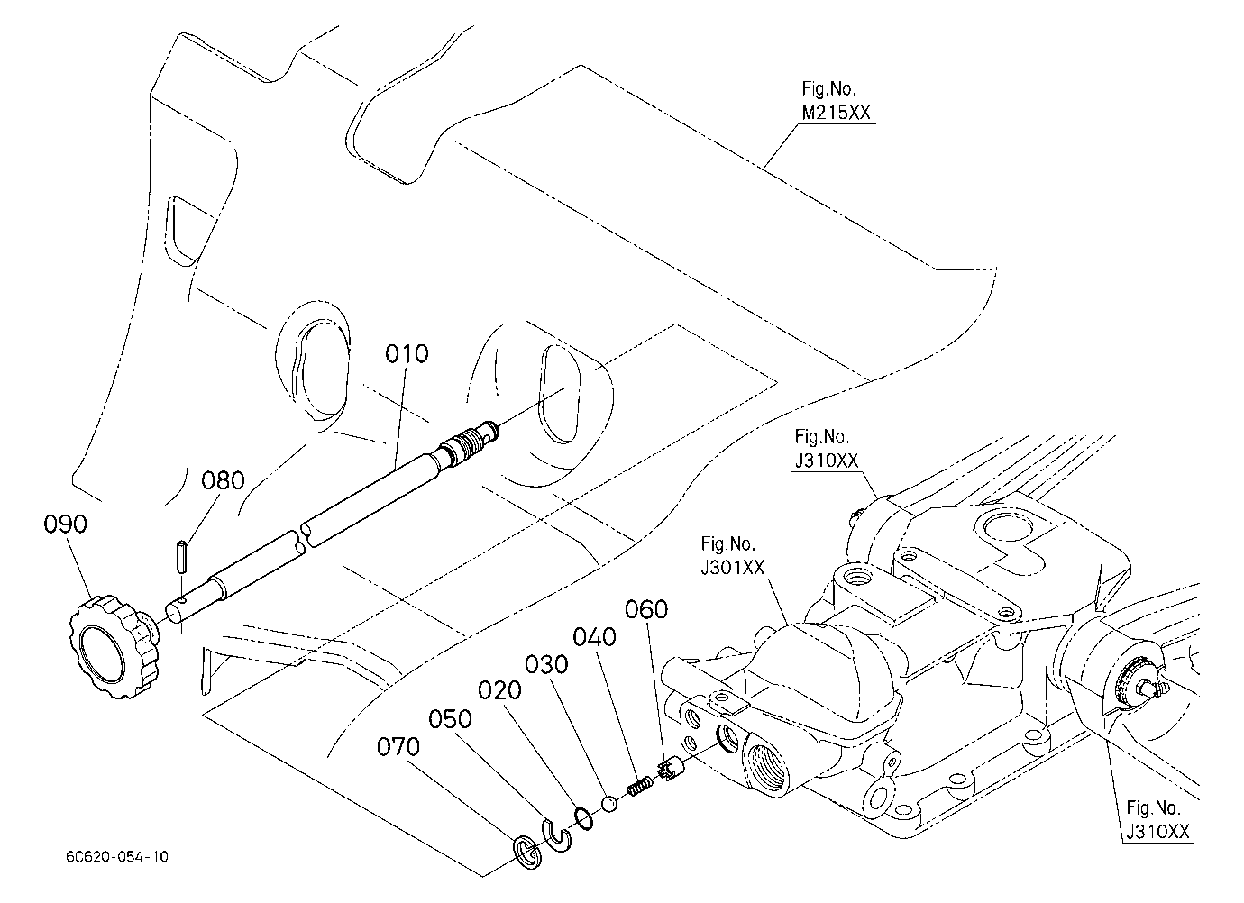 Fall Adjustment Shaft