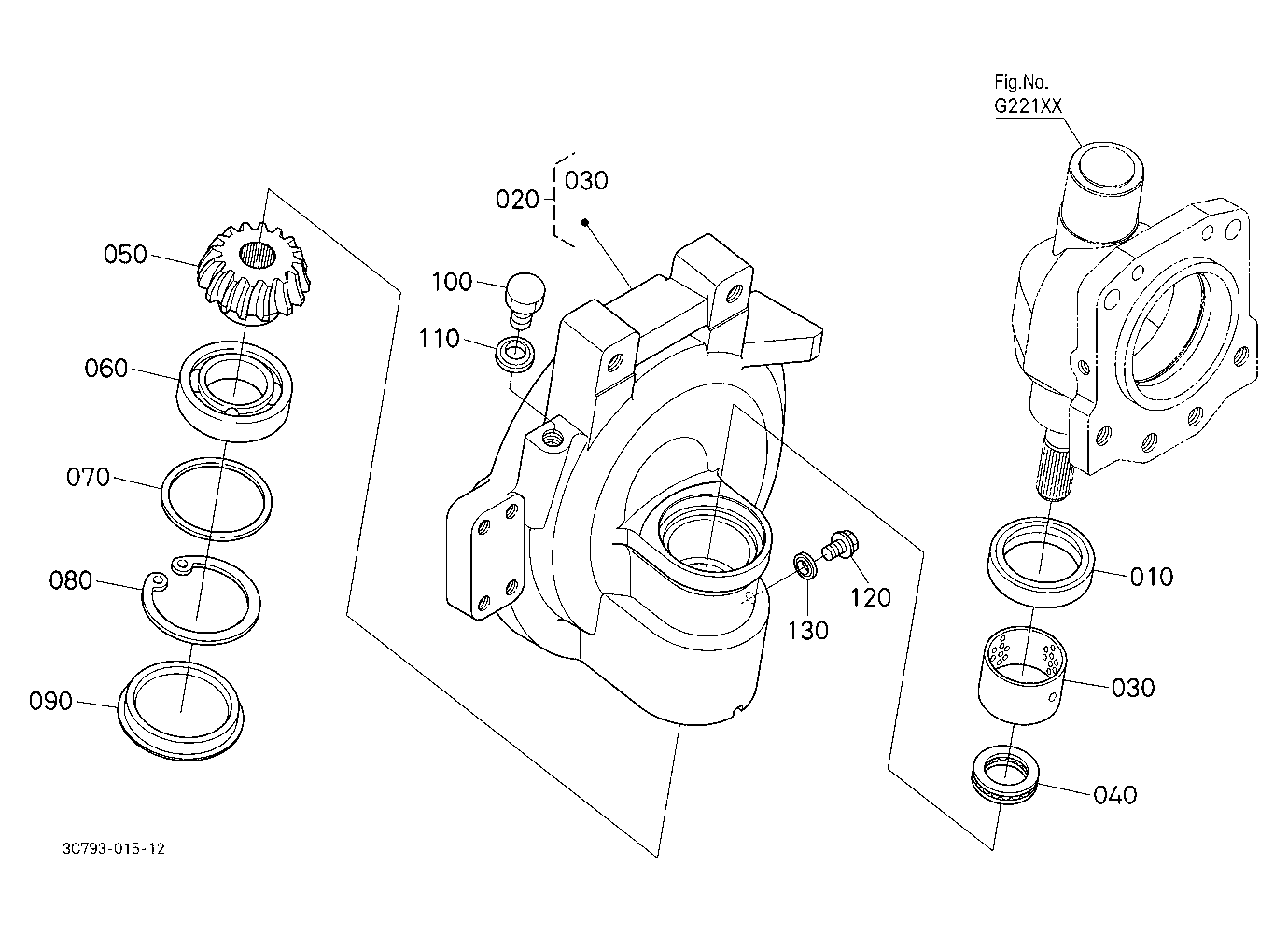 Front Axle Case Rh