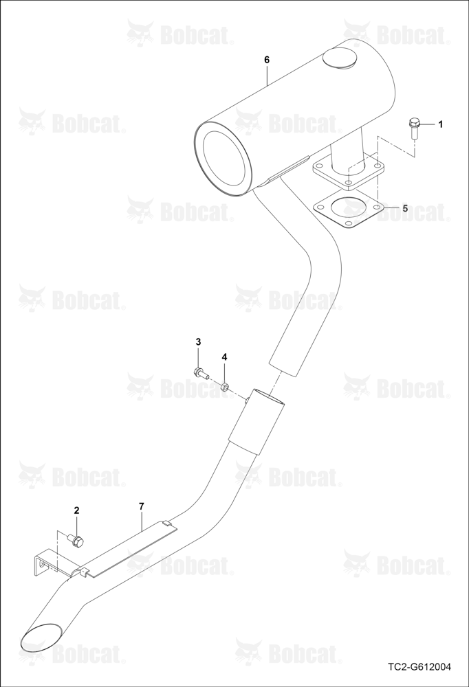 Engine Attaching Parts (Exhaust)
