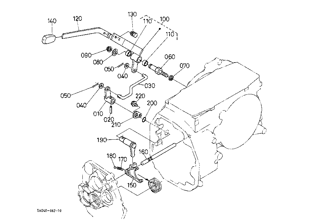 Mid Pto Shift Lever