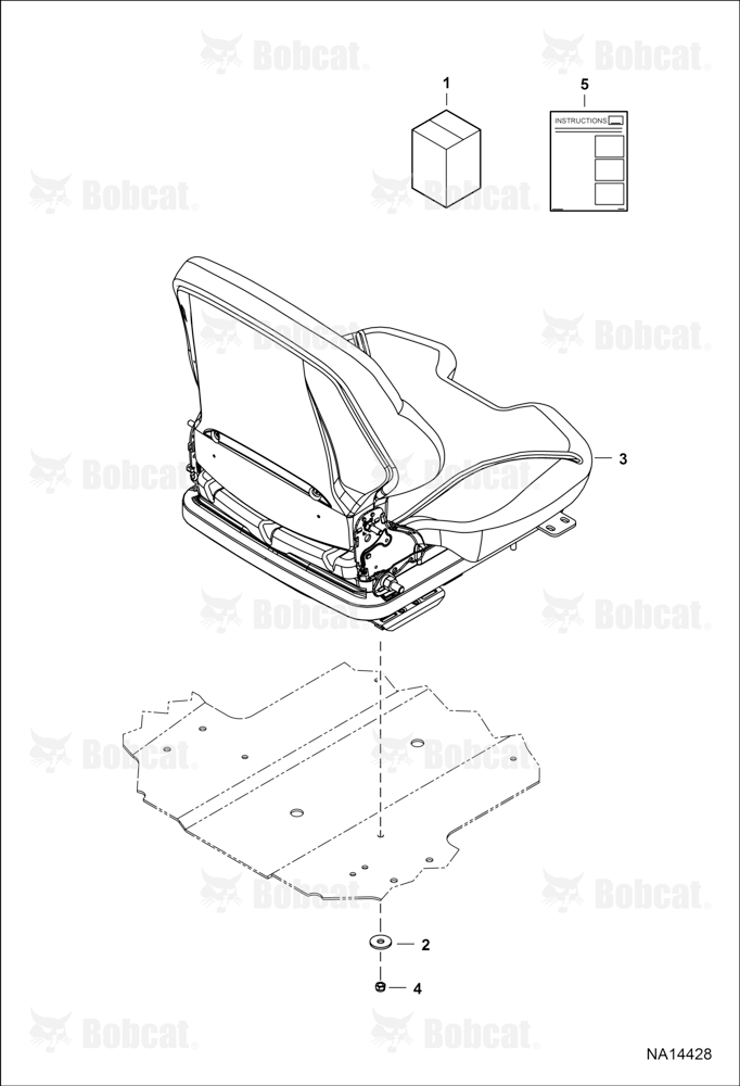 Seat Kit - 60 mm (Suspension) (Air) (Heated)