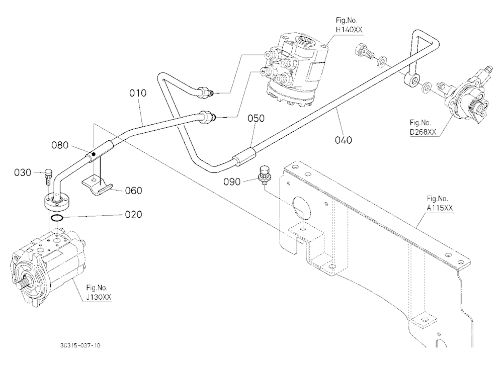 Hydraulic Oil Line (Steering/Pto)