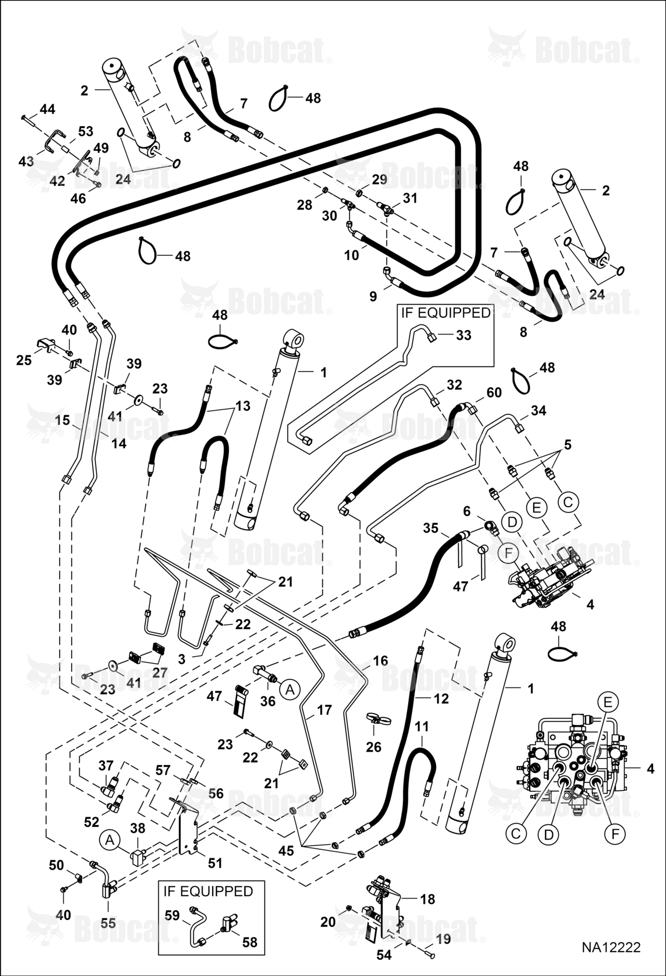 Hydraulic Circuitry (W/O BPV Junction Block)  AZN711001 - AZN713304