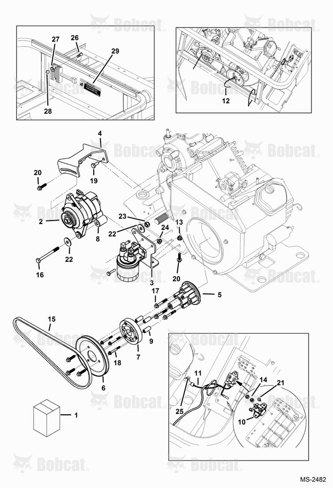 50 AMP Alternator Kit (Honda engine)