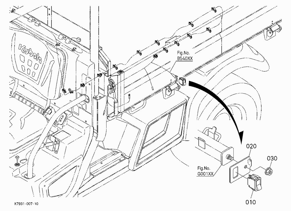 CARGO LAMP SWITCH