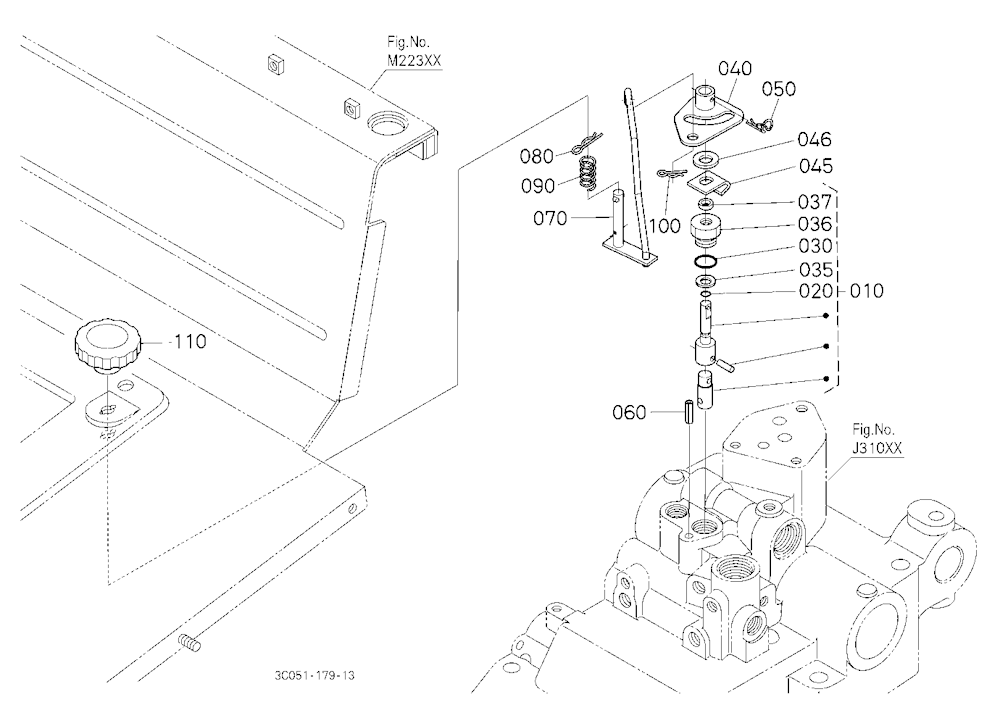 Lowering Lock Lever