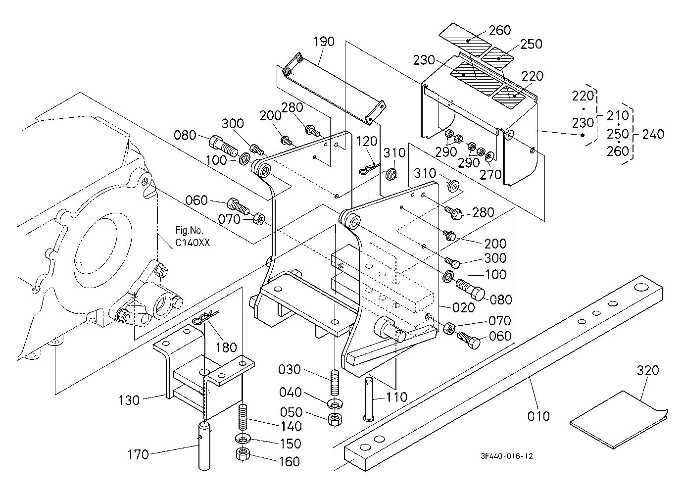 Swinging Drawbar Kit [Option]