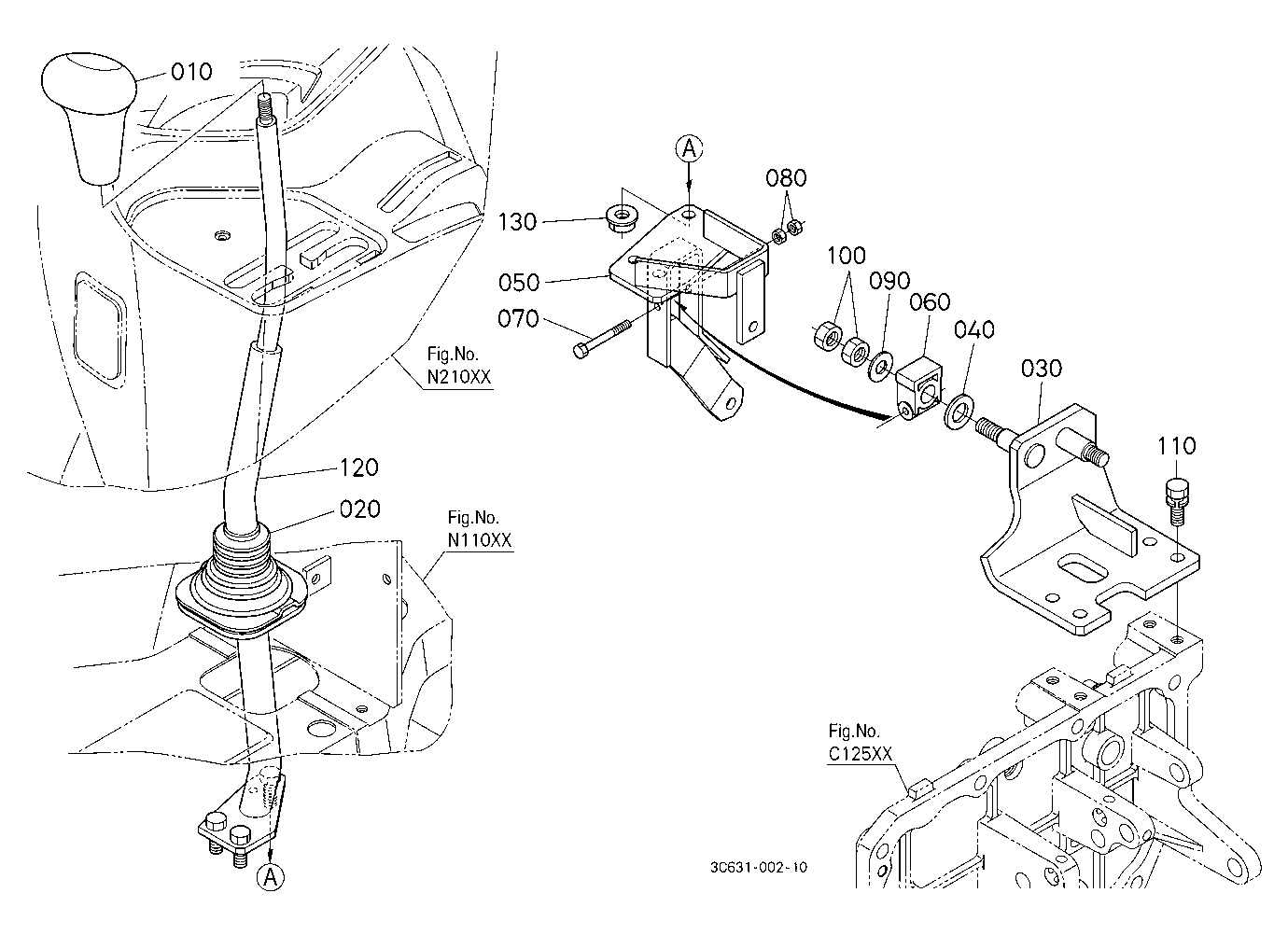 Main Gear Shift Lever