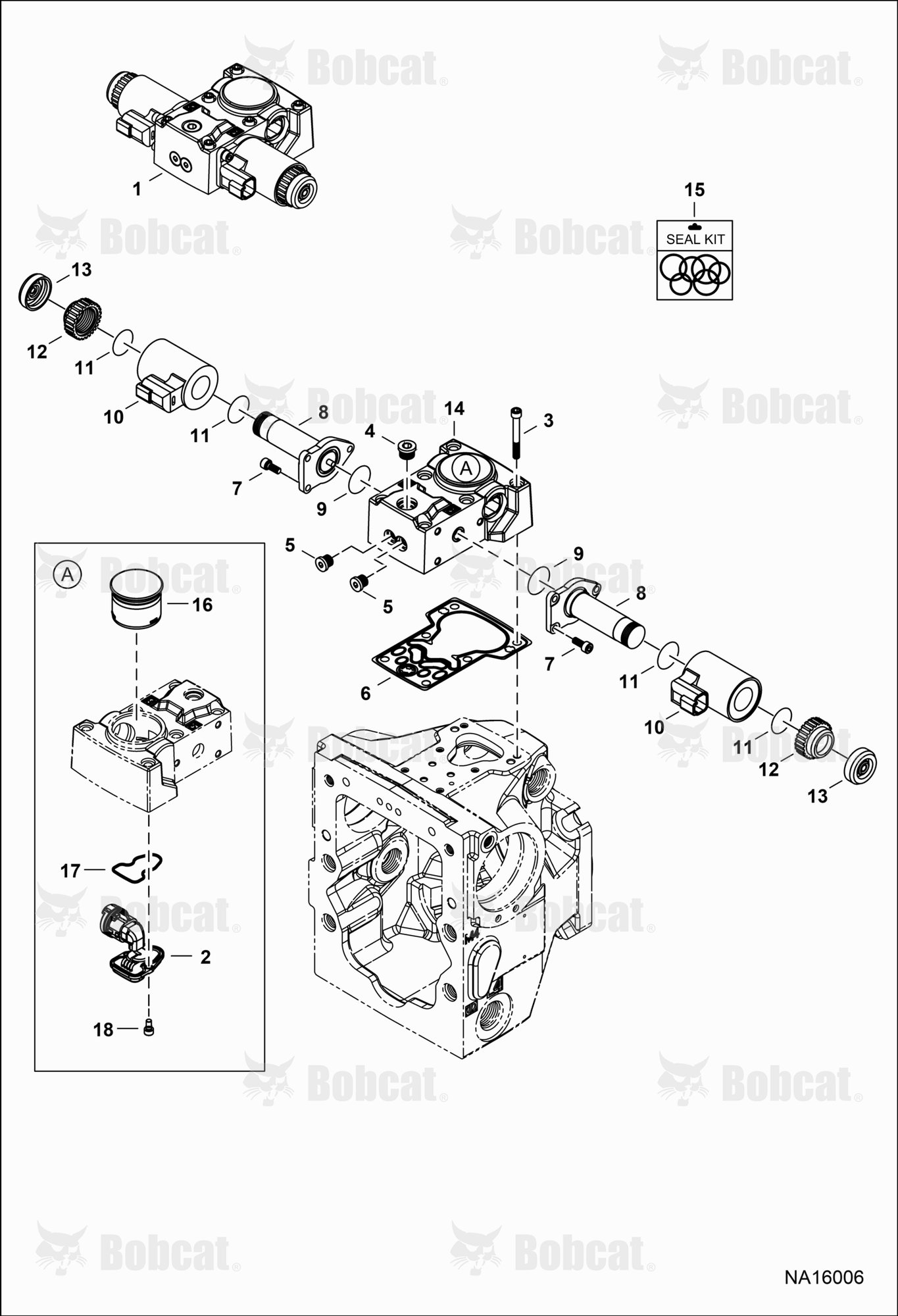 Hydrostatic Pump (Control Unit) (Model 83025387 & 83025398)