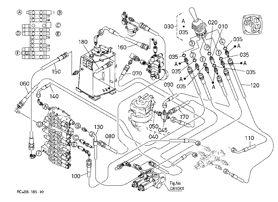 Oil Piping (Control Lh)