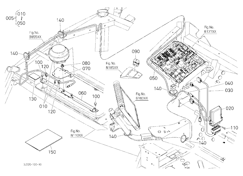 Anntena Kit (Auto Steer Dgps/Without Rtk) (W/G No.