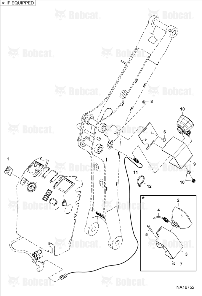 Boom Light Housing