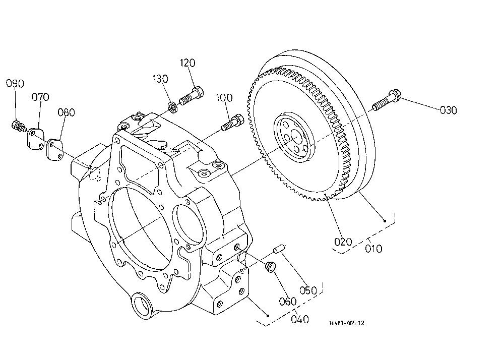 Flywheel [W/O Ind-Pto]