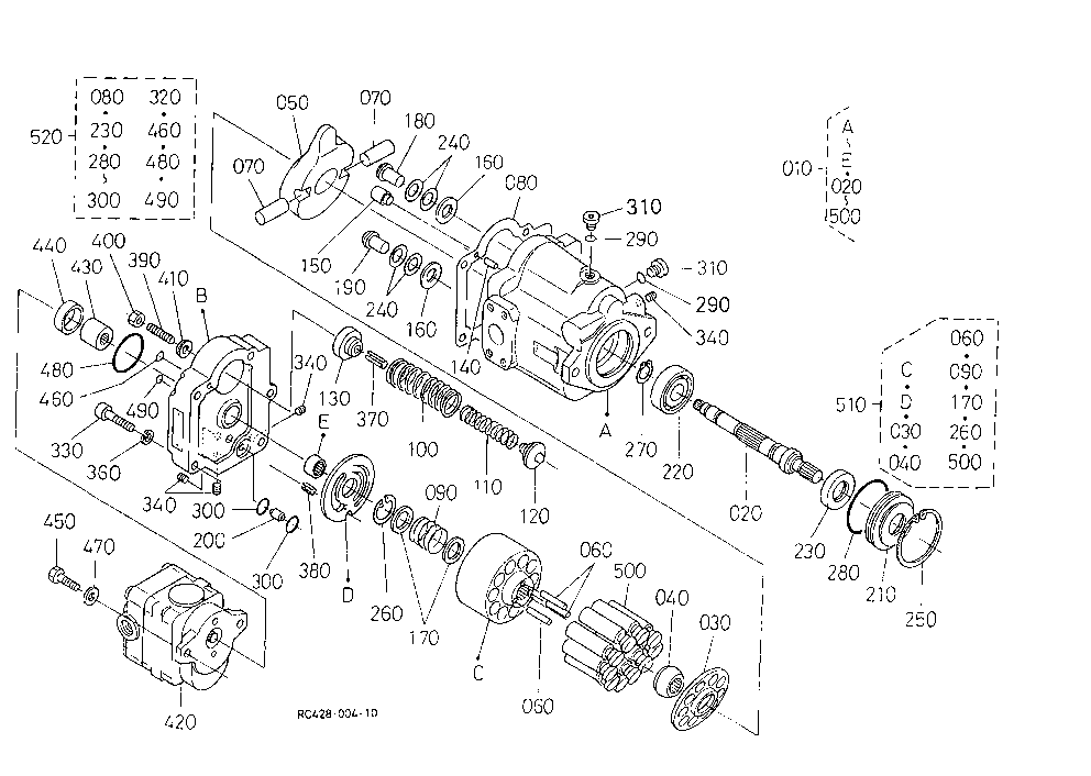 Piston Pump And Component Parts