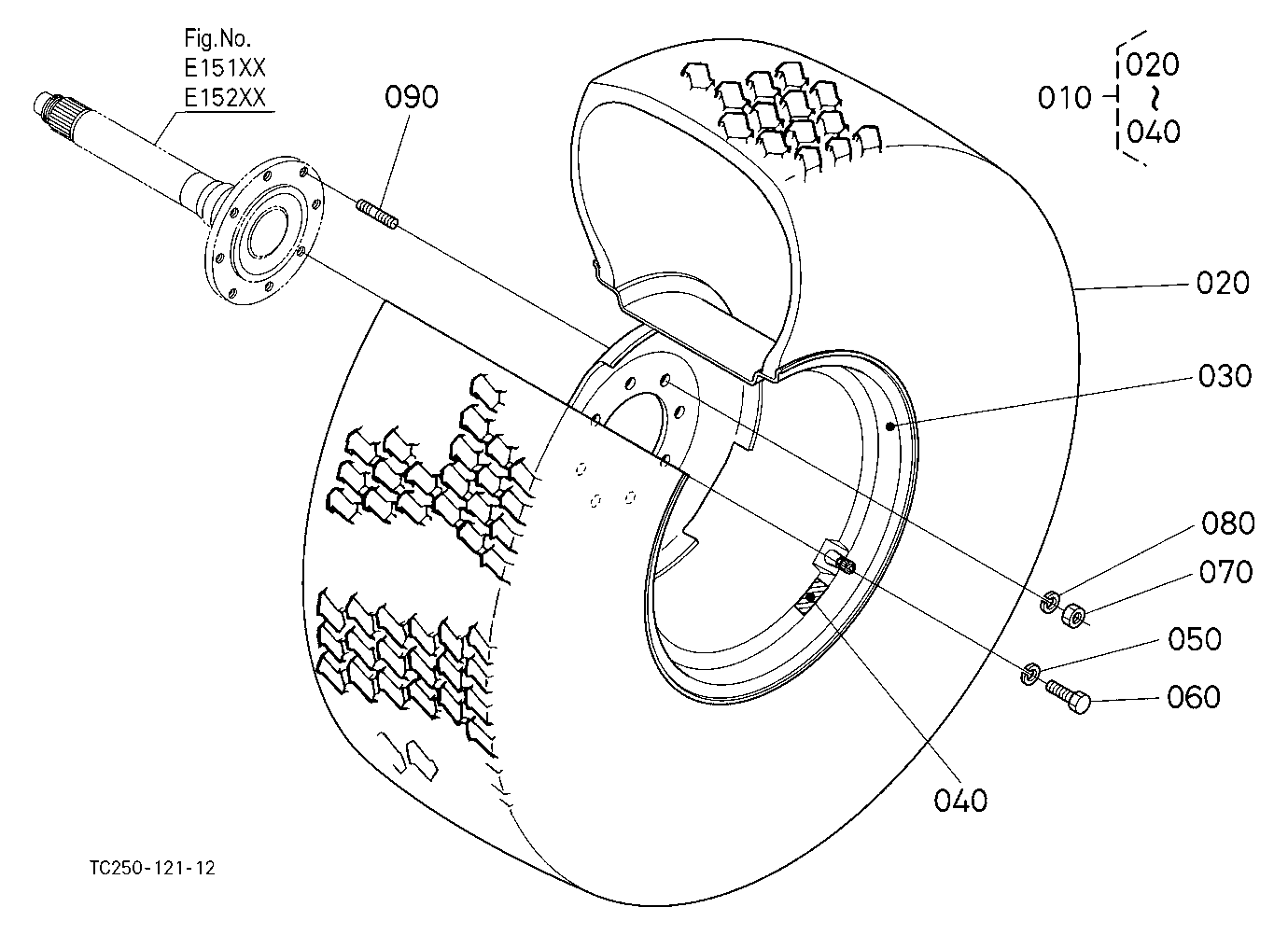 Rear Wheel (44*18-20)