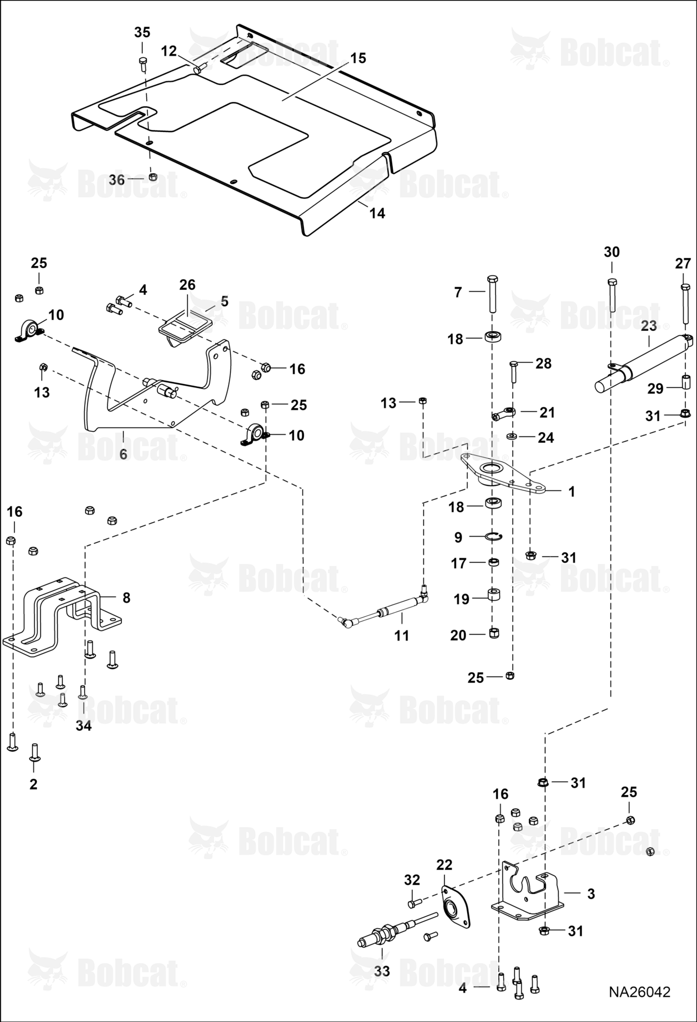 FORWARD-REVERSE Pedal Assembly