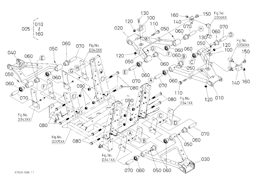 Rear Suspension Arms Campaign Kit [Option]