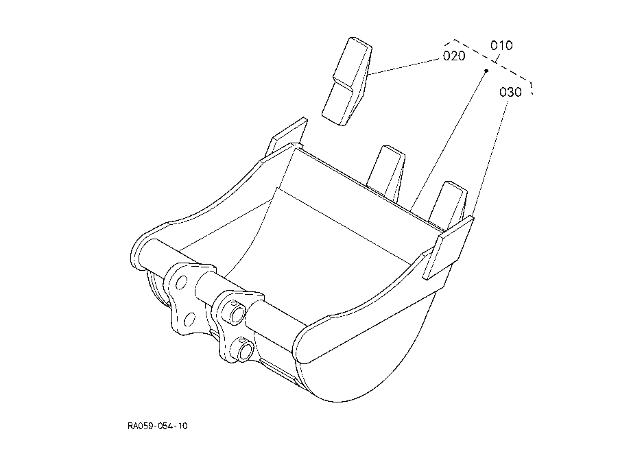 K008 Bucket 350Mm [Option]
