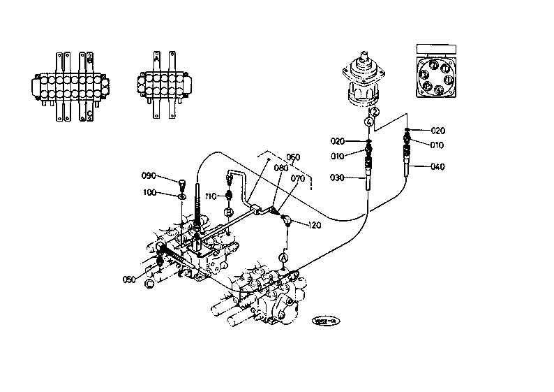 Oil Piping (Boom 1) (H Pattern) [Ktc Kcl]