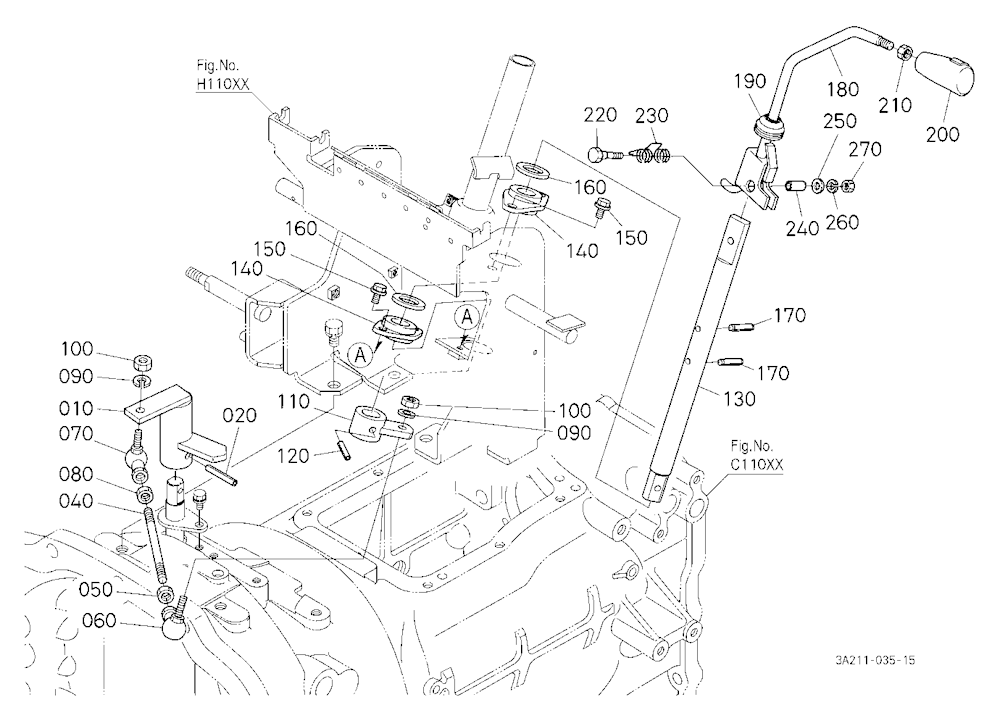 Shuttle Shift Lever [Rops Type] [New Type]