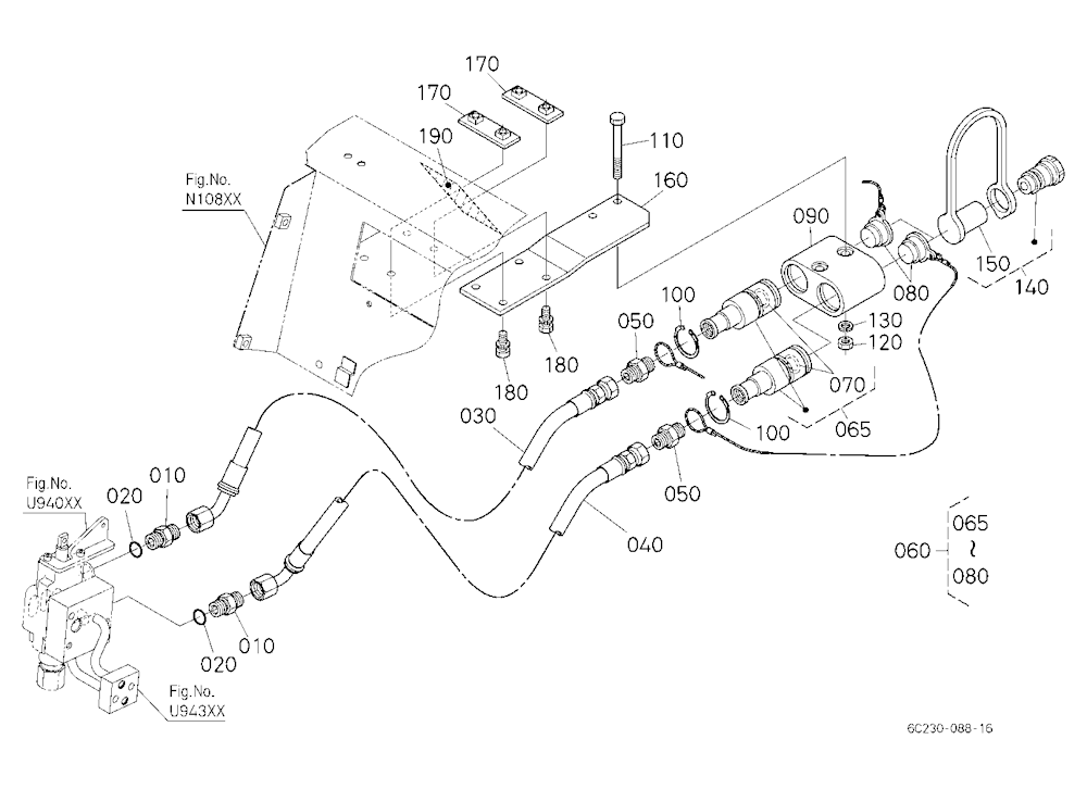 Auxiliary Control Valve Coupler (1St) [Option]