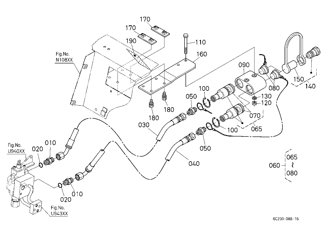 Auxiliary Control Valve Coupler (1St) [Option]