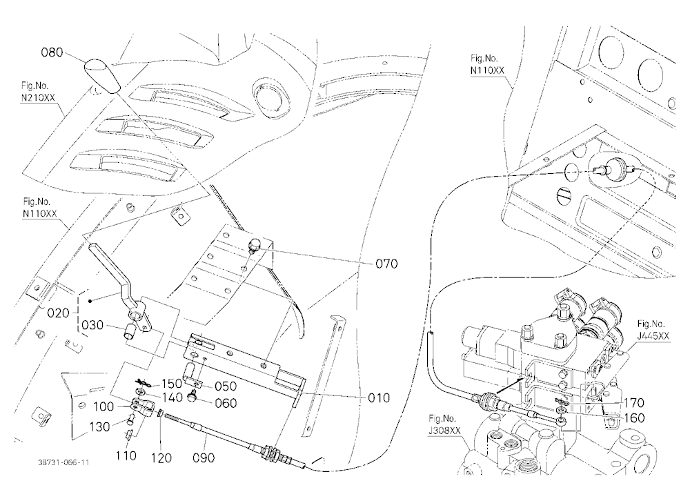 Auxiliary Control Valve Lever (2Nd)