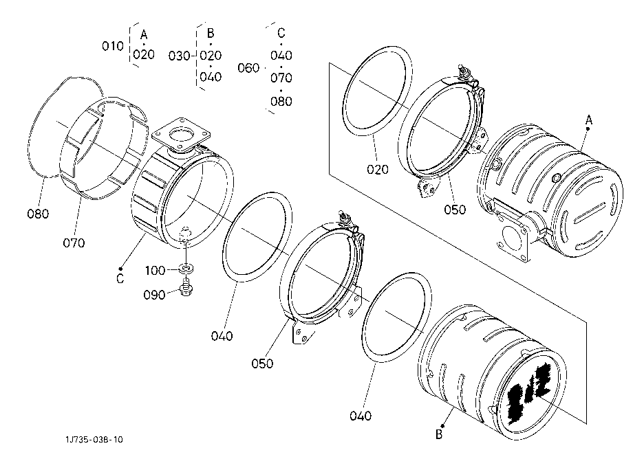Diesel Particulate Filter Muffler