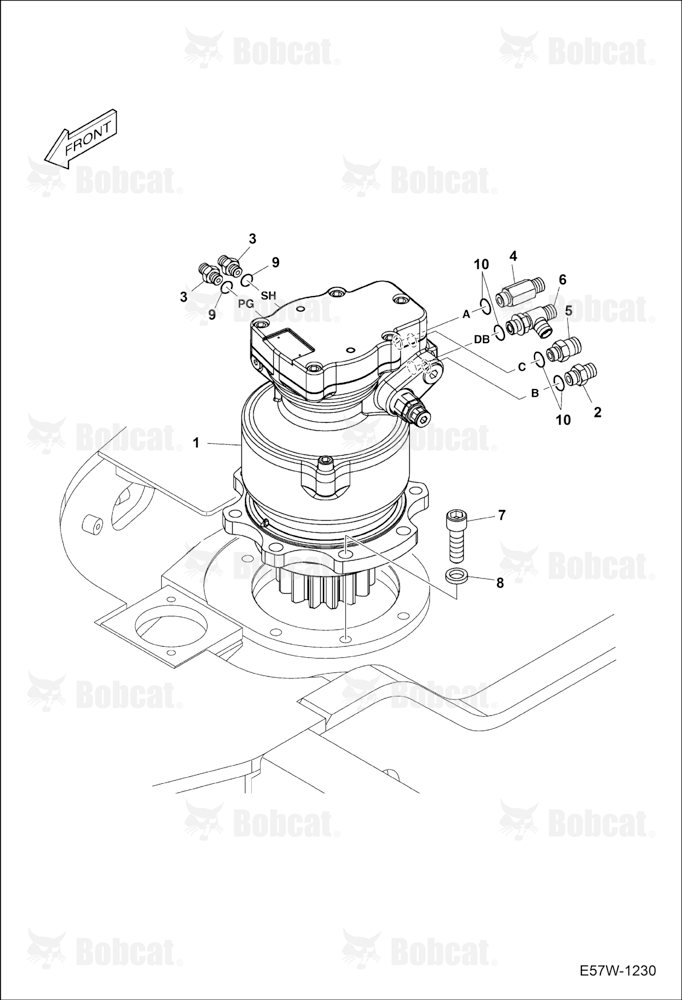 Slew Motor (Installation)