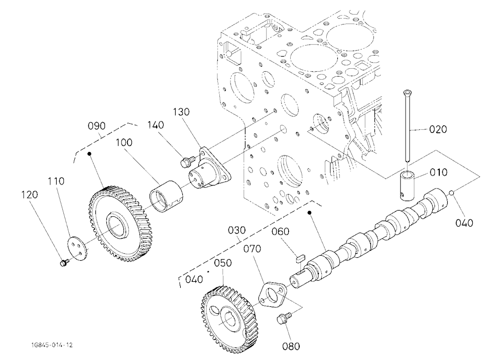 Camshaft And Idle Gear Shaft