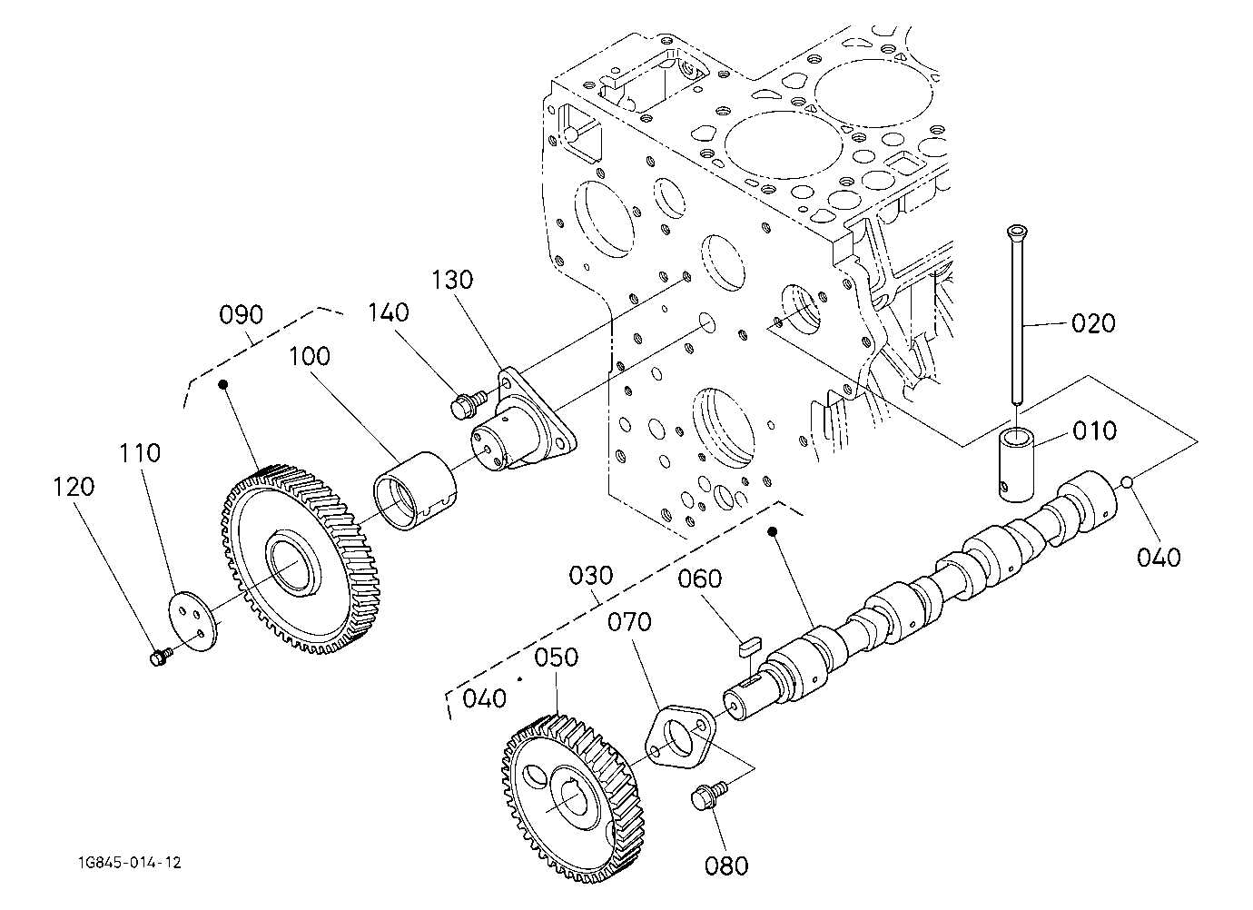 Camshaft And Idle Gear Shaft