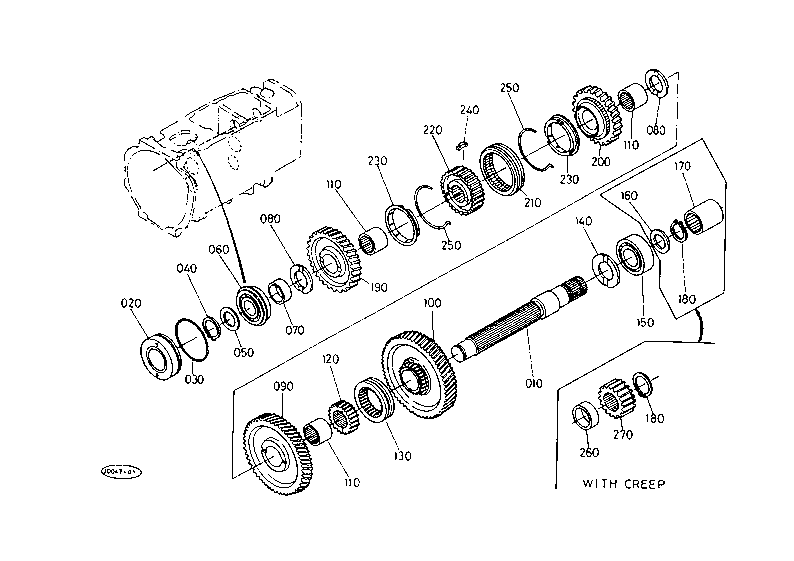 Countershaft 1 [Synchro Mesh]