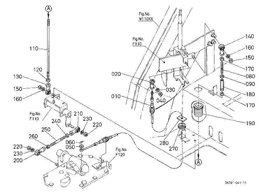 Main Gear Shift Lever Shaft