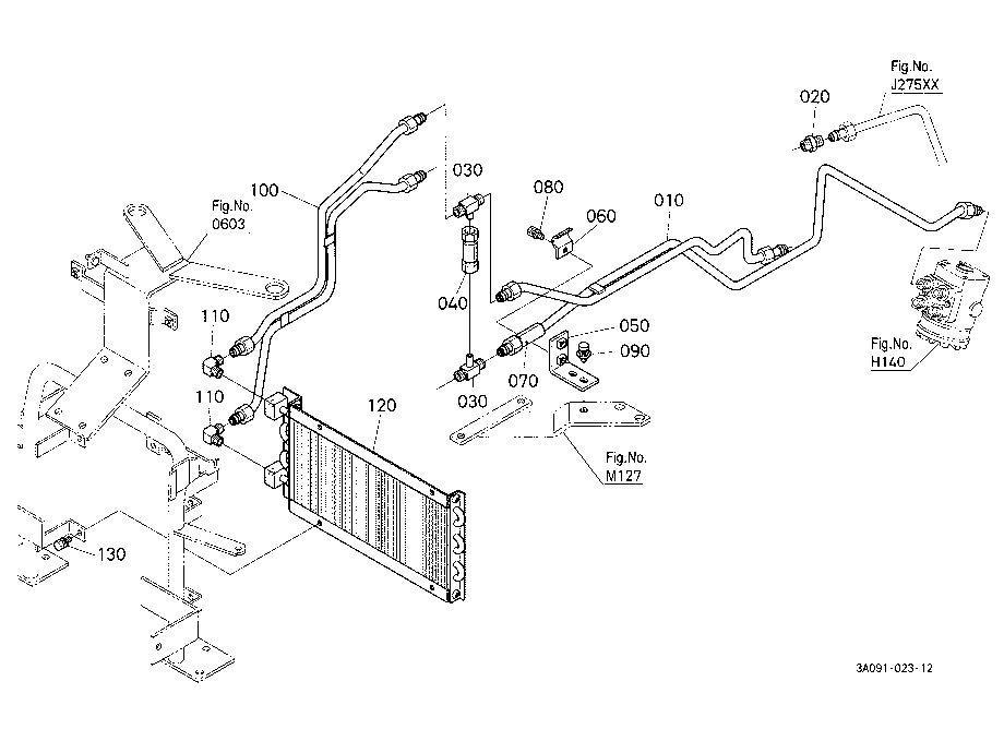 Hydraulic Oil Line (Oil Cooler)