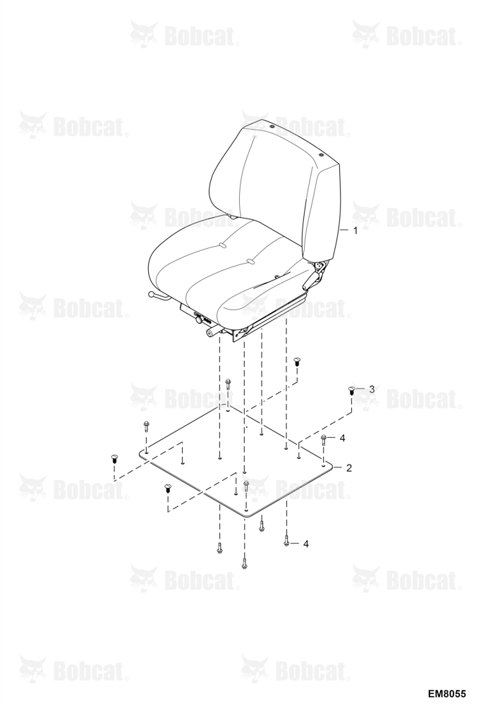 Operator Seat (Mechanical Suspension) (KAB)