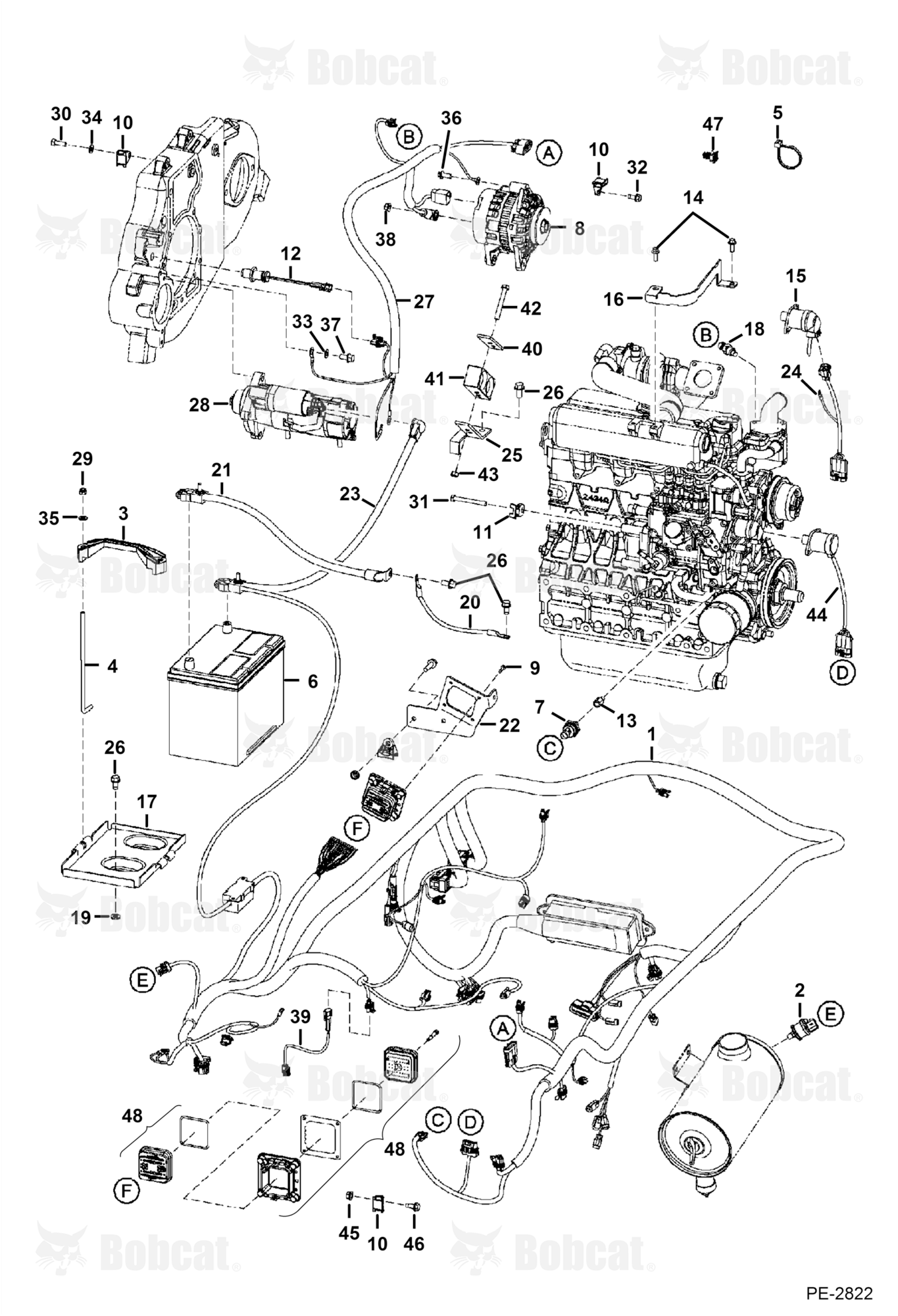 Engine Electrical Circuitry (Main Frame & Engine)