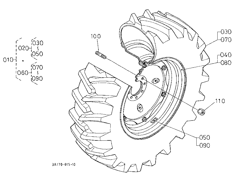 Rear Wheel (18.4-26) [A]