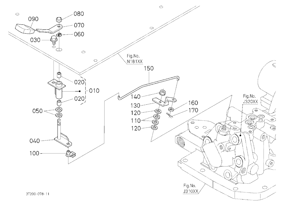 Lowering Lock Lever