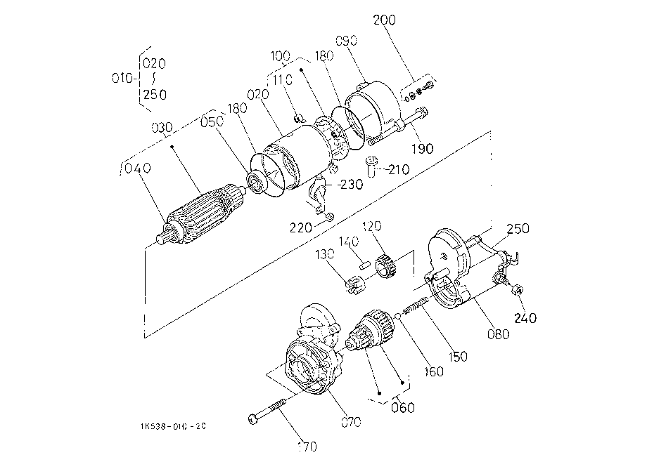 Starter [Component Parts](Not For Reman Unit)