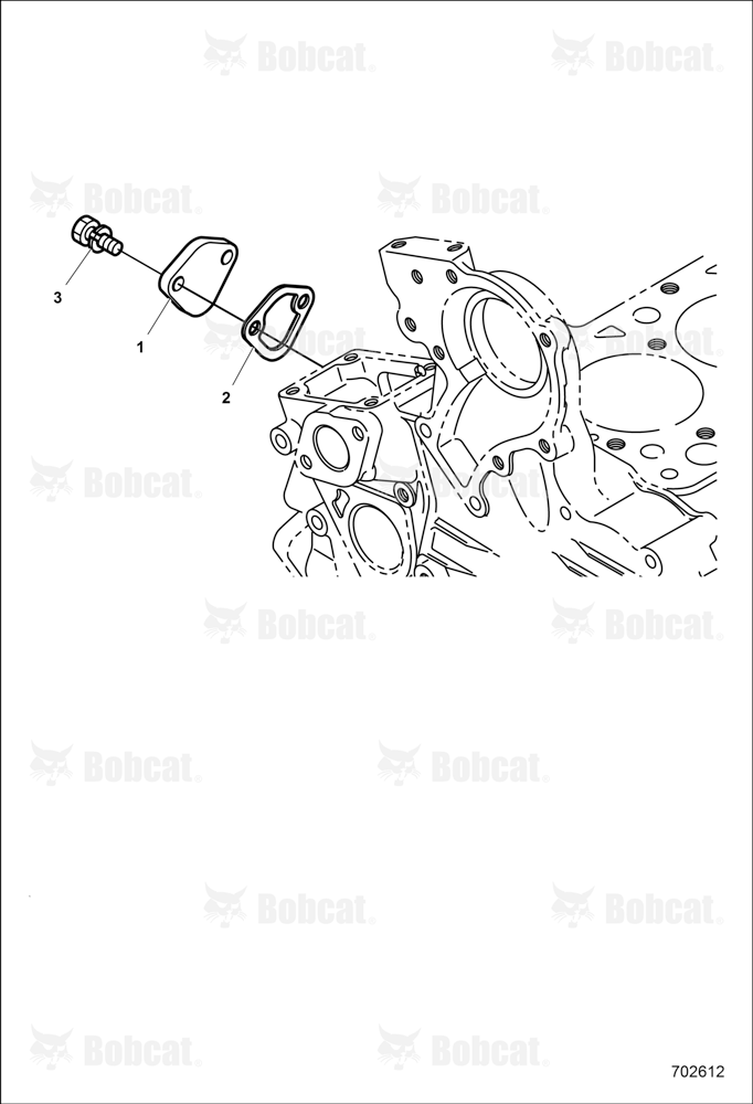 ENGINE, Rear Gearcase Cover