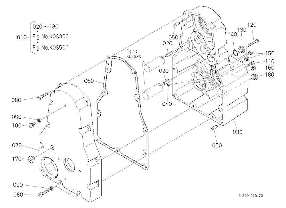 Pto Gear Case 4 (Case) [Component Parts] [With Fro