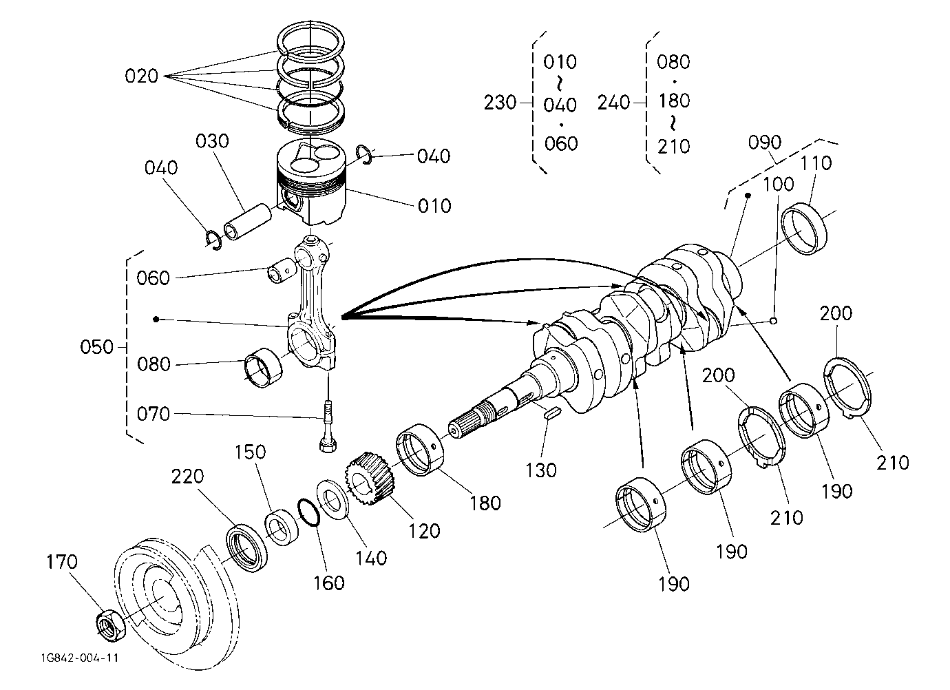 Piston And Crankshaft