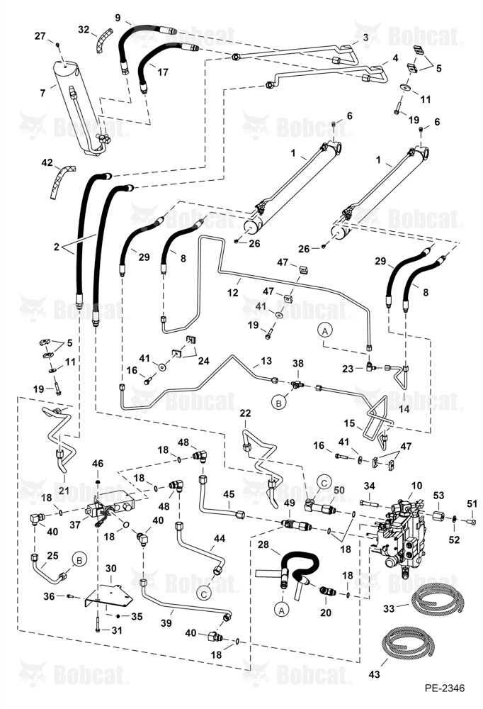 Hydraulic Circuitry (W/Bucket Positioning Valve)