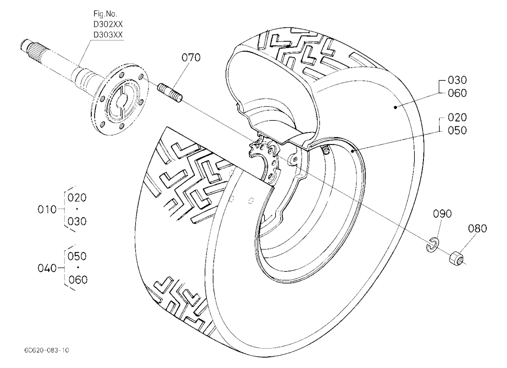 Rear Wheel (31*15.5-15)