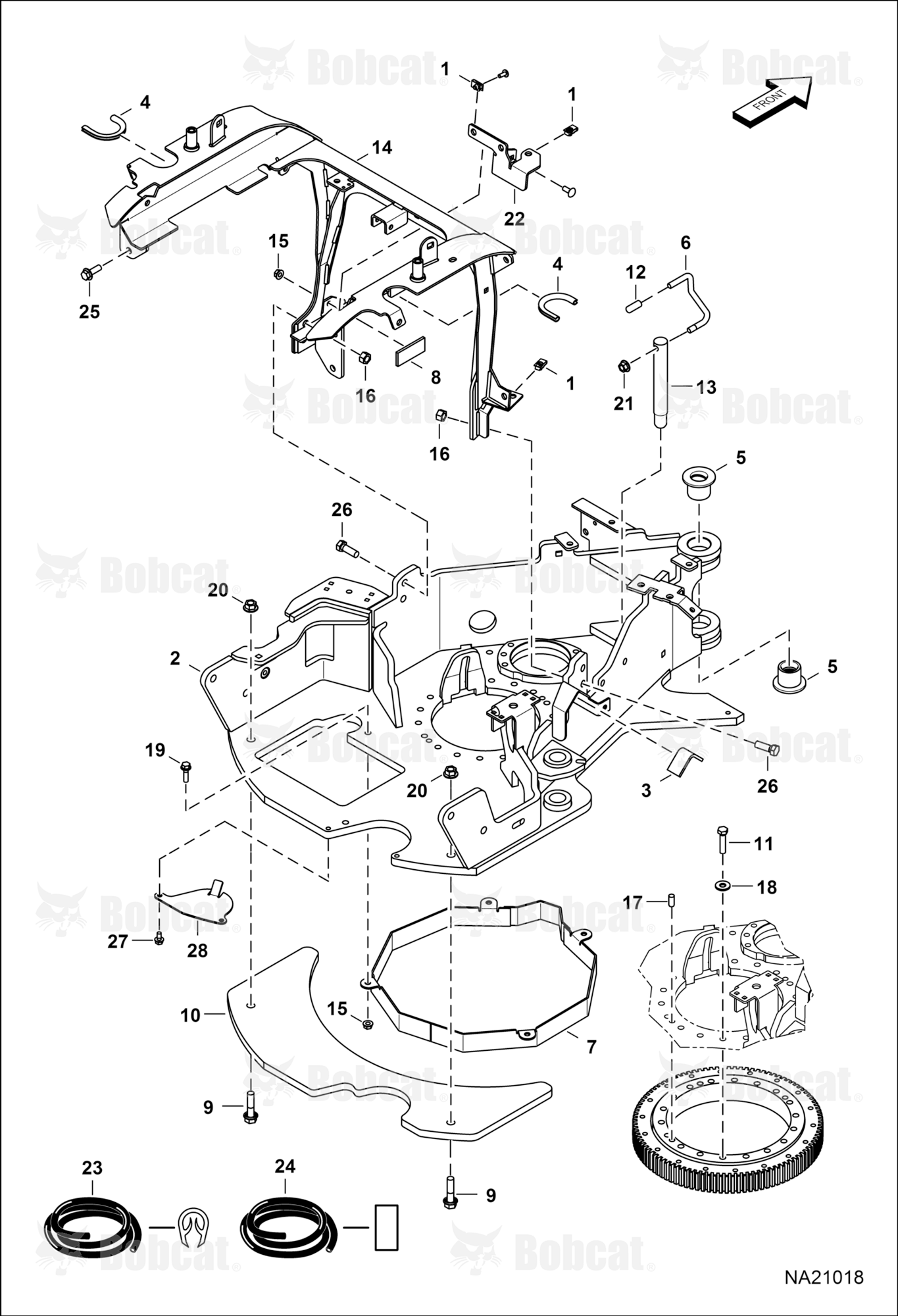 Main Frame (Frame & Brackets)