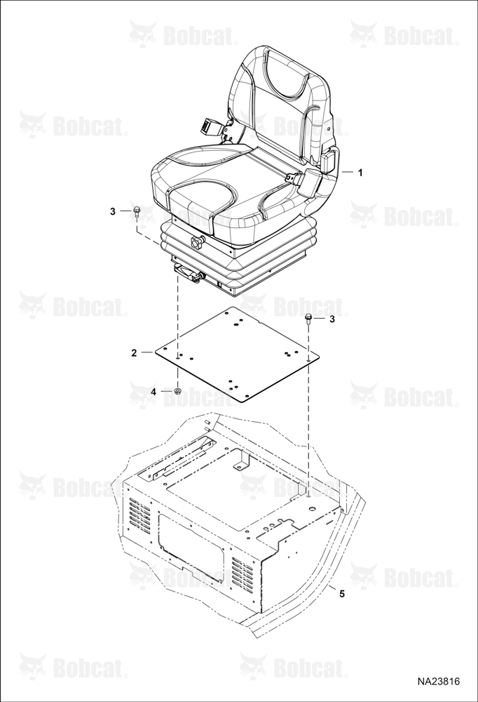 Operator Seat (Mechanical Suspension)