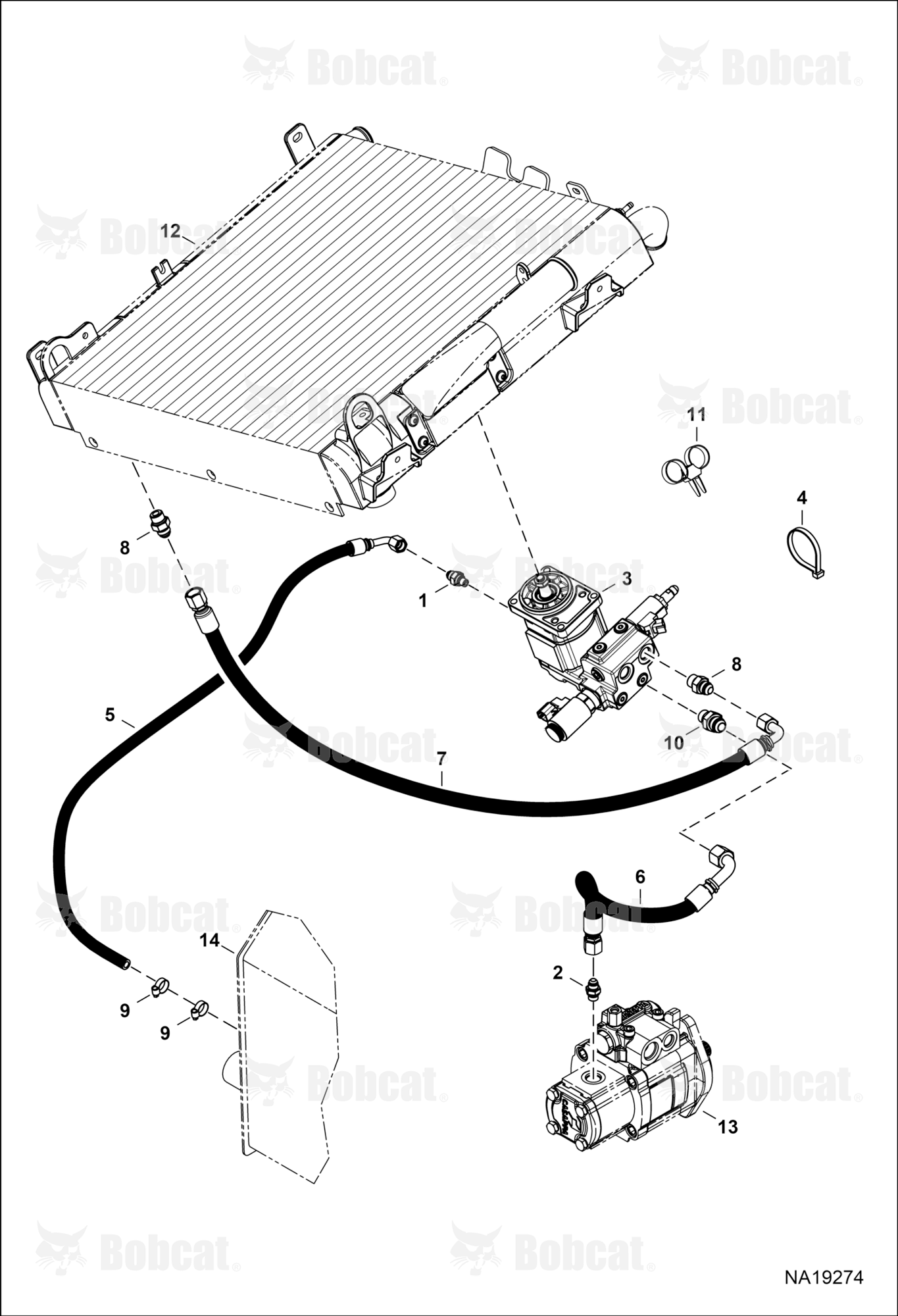 Hydraulic Circuitry (Fan Motor) (Reversible)