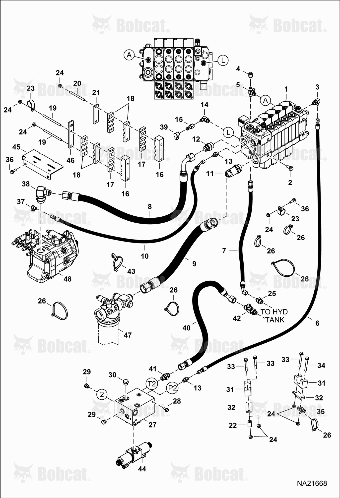 Hydraulic Circuitry (Control Valve & Manifold Block)