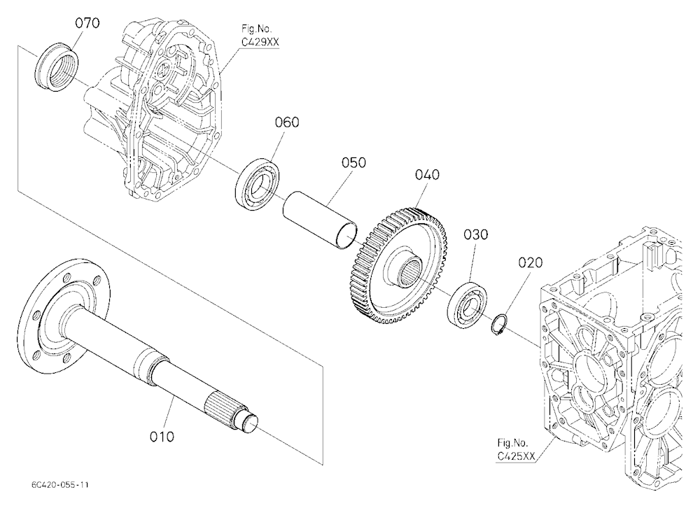 Rear Axle Rh
