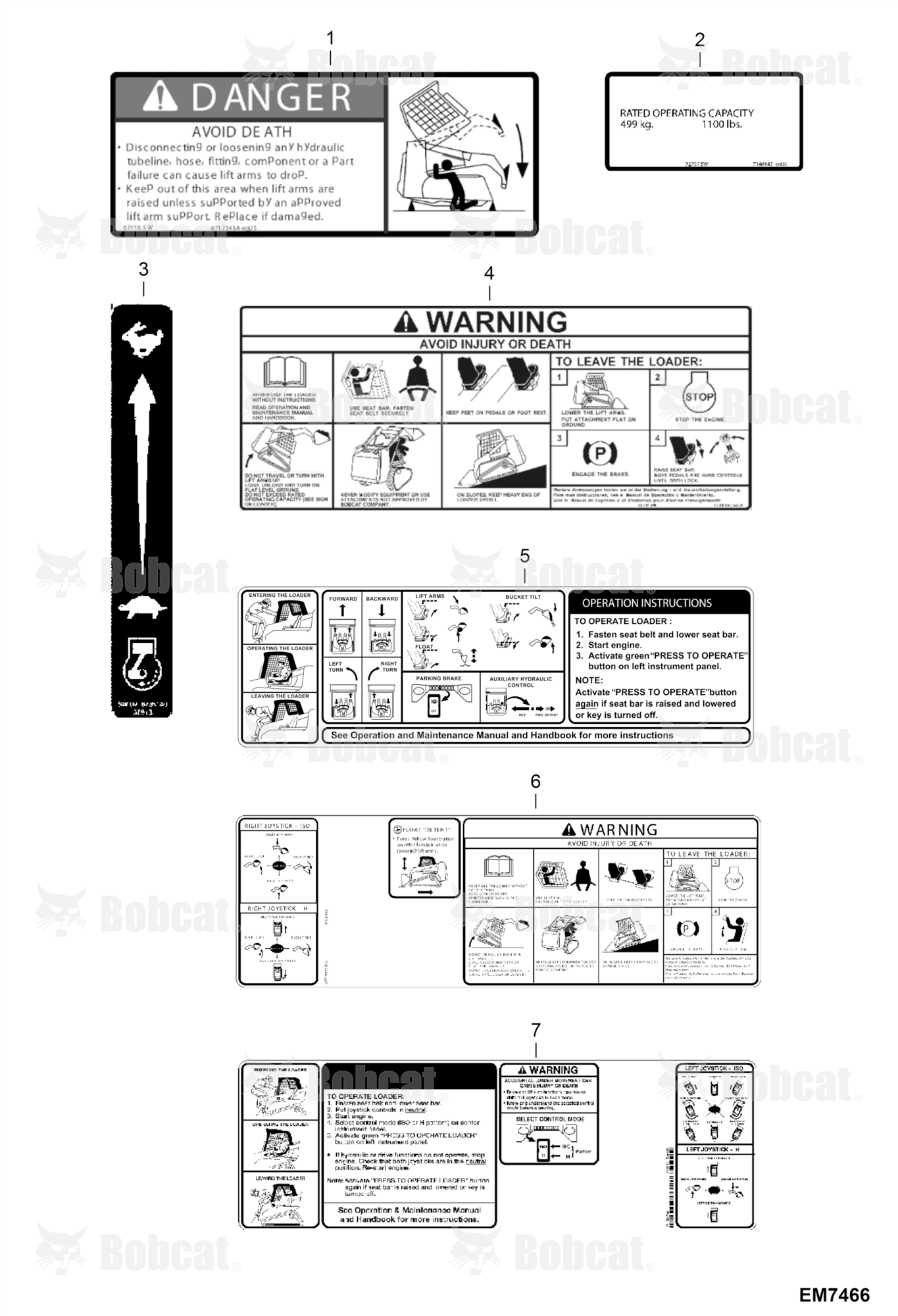 Decals (Inside)  AE0J11001 & Above